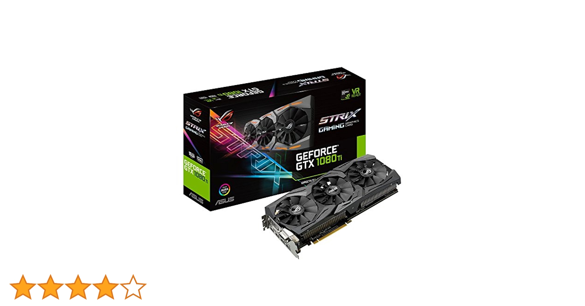 Asus ROG Strix GeForce GTX1080Ti-11GB karta graficzna dla